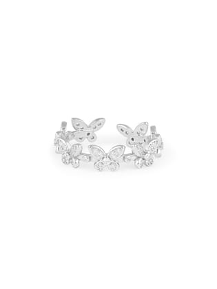 Butterfly Ring White gold