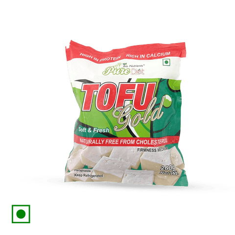 Bio Nutrients Tofu Gold Diet Soy Paneer, 200 gm Pouch