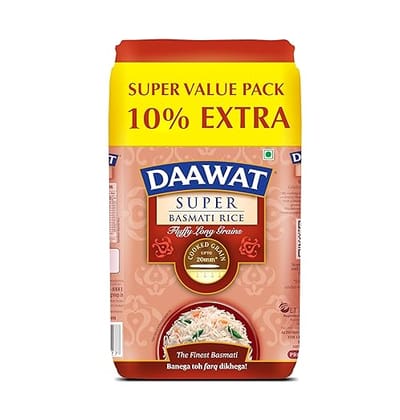Daawat Super Fluffy Long Grains Basmati Rice 1 KILOGRAM