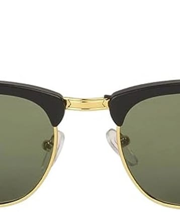 Elligator Black Rectangular Sunglasses ( Pack of 1 ) - Medium