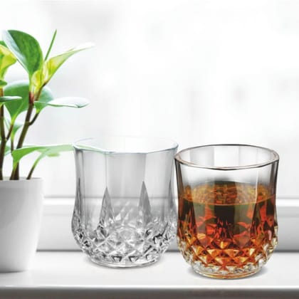 Treo Crystal Cool 290 ML Tumbler | Transparent | Set of 6 Pcs