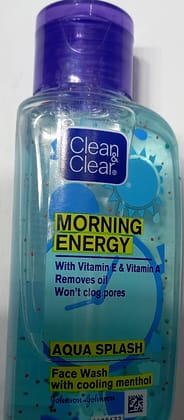 Clean Clear morning energy with vitamin E& Vitamin A Remove oil won't clog pores 100ml