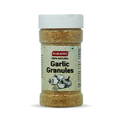 Puramio Garlic Granules (100% Natural), 350 gm