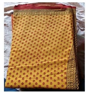 Cotton Bagh Print Saree 01