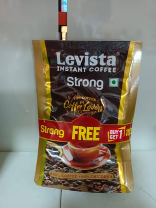 Levista instant strong coffee chikori buy 100gm get 100gm free