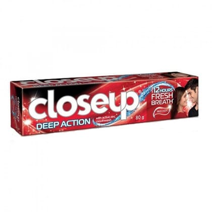 Close Up Everfresh+ Anti-Germ Gel Toothpaste - Red Hot, 80 G(Savers Retail)