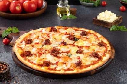 NY - Spainish Chorizo Coca Pizza __ 12 Inch
