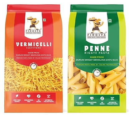 Finosta Vermicelli, 200 gm With Penne Pasta, 500 gm Combo Pack