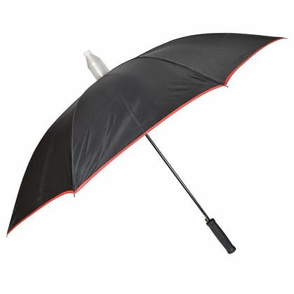 Fendo New Kargil 23 Inch Straight Umbrella | Straight Umbrella For Men and Women (Black Piping )