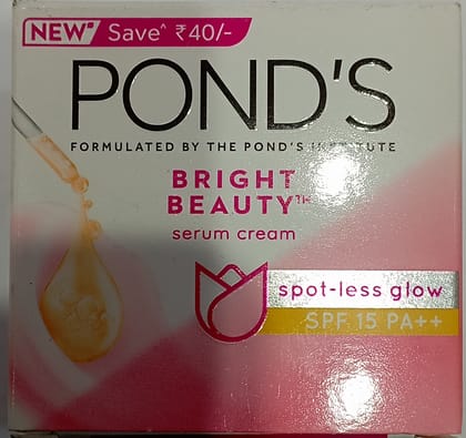 Ponds bright beauty serum cream 35 g