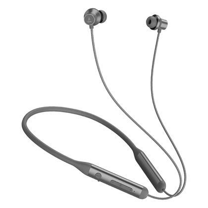 Rockerz 333 ANC | Bluetooth Neckband with 13mm Drivers, DIRAC OpteoTM, Active Noise Cancelling and ENx™ Technology, 20 Hours Playtime Grey