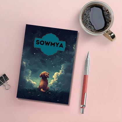 Personalised Notebook - A5 size - Stargazer-Soft Cover