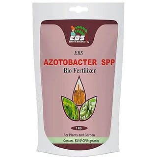 EBS Azotobacter Bio Fertilizer for all crops and Plants (5kg (Pack of 5))