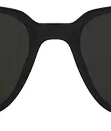 Elligator Black Square Sunglasses ( Pack of 1 ) - Medium
