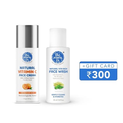 Vitamin C FaceCream + Mini Vita Rich FaceWash + Rs.300 GiftCard