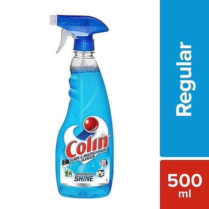 Colin Glass & Surface Cleaner Liquid Spray, Regular, 500 Ml Bottle