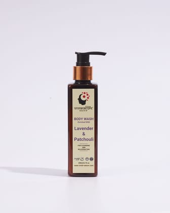 Lavender patchouli organic body wash | Body wash for glowing skin