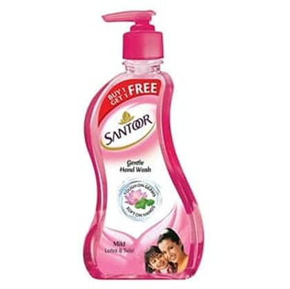 Santoor Gentle Hand Wash Mild Lotus & Tulsi 430 ml