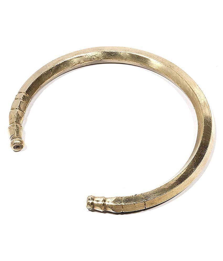 rudradivine- Gold Kada (Pack of 1) - None