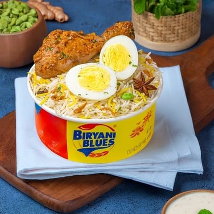 Chicken Biryani (Serves 1 (1 Leg + Egg))