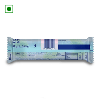 Bounty Coconut Filled Chocolate, 57 gm Pouch