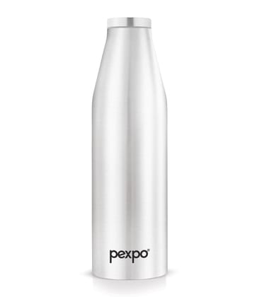 Pexpo 24 Hrs Hot & Cold Stainless Steel Thermosteel Insulated Flask, 720ml, Silver, Ludo | BPA Free | Portable |Durable | Leak-Proof | Eco-Friendly | Home | Office | School