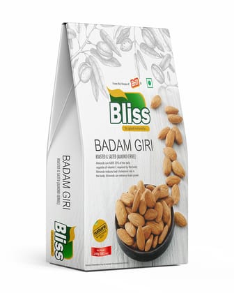 Brill (Bliss) Roasted & Salted Badam Giri (Almond Kernel) 250g
