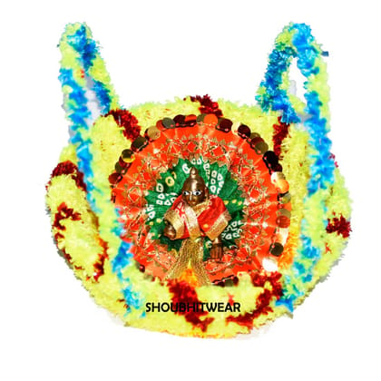 laddu gopal basket-multicolour / plastic / 3to4