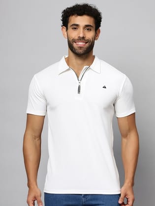 Polo Collar Short Sleeves Cotton T-shirt