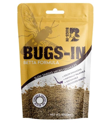 SUMI PETS AND AQUARIUM Bugs - In Betta Formula 100gm Pouch