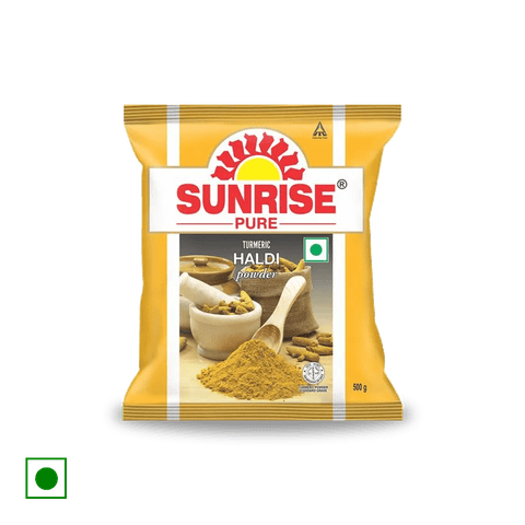 Sunrise Pure Turmeric Powder, 500 gm Pack