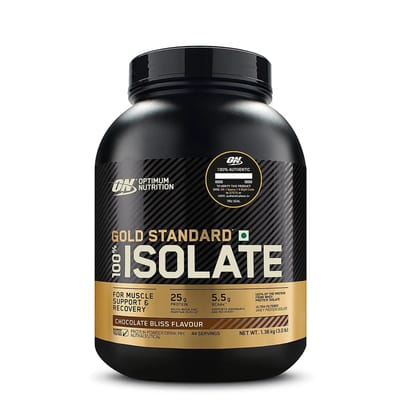 Optimum Nutrition Gold Standard 100% Isolate (Imported)-3.0 Lbs / Chocolate Bliss