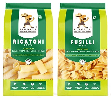 Finosta Rigatoni And Fusilli, Combo Pack of 2