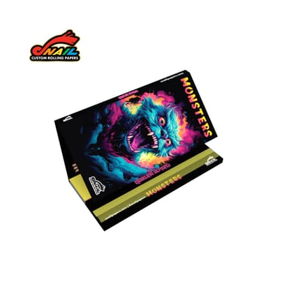 SNAIL King Size Rolling Papers with Tips - Monsters Collection-HOWLING DEMONS