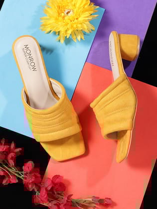 Cici Yellow Heels-35 / Yellow