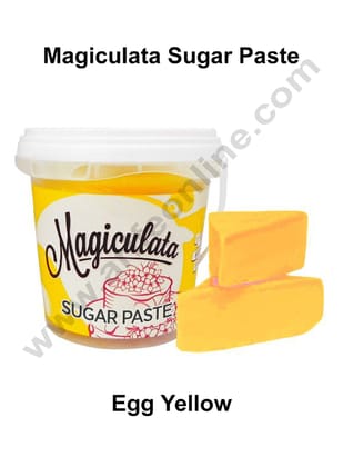 Magiculata Sugar Paste 1 Kg - Egg Yellow