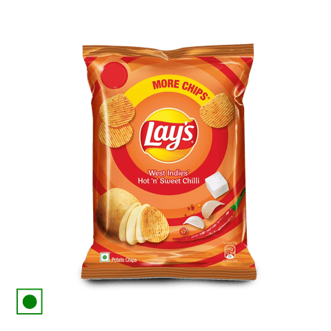 Lays Potato Chips - West Indies' Hot 'N' Sweet, 73 gm Pouch