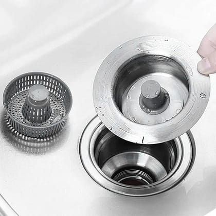 Stainless Steel Drain Filter Sink Plug