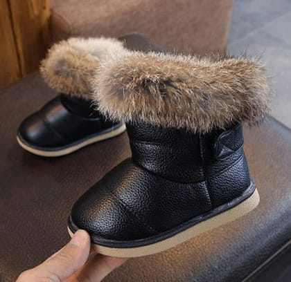 Girls snow boots-Black / 13.5 cm