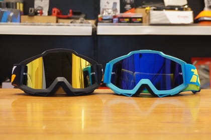 100% Motocross Goggles-Blue