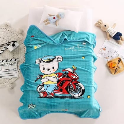 Soft Flannel for AC Baby Blanket for Kids Toddlers New Born Boys & Girls-100 cm x140 cm