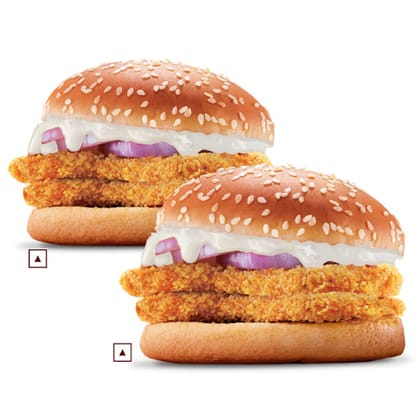 Crispy Chicken Double Patty + Crispy Chicken Double Patty