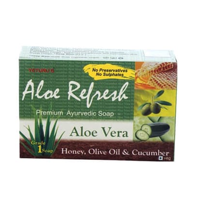 Aloe Soap Refresh Ayurvedic 100 gm