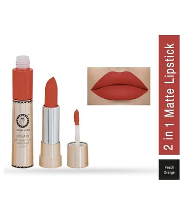 Colors Queen Long Lasting Matte Lipstick Peach Orange 8 g