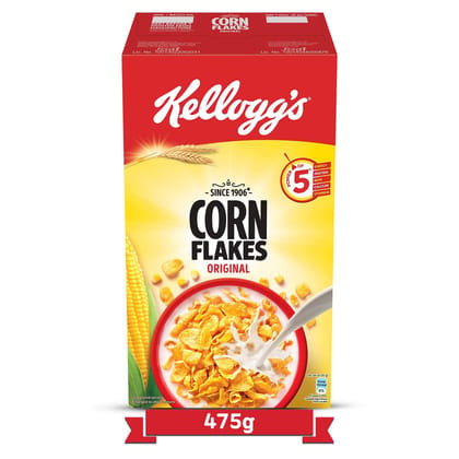 Kelloggs Corn Flakes Original Breakfast Cereal 475gms Pack