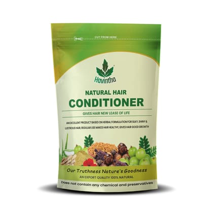 Havintha Natural Conditioners for Hair | Smoothens Dry and Frizzy Hair | For Dull, Damaged and Weak Hair, Helps Prevent Hair Breakage | Improves Hair Texture - Herbal Hair Conditioner | For Women