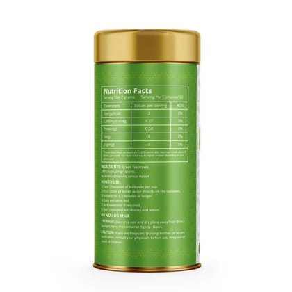 Classic Green Tea For Weight Loss Loose Leaf Green Tea 100gm
