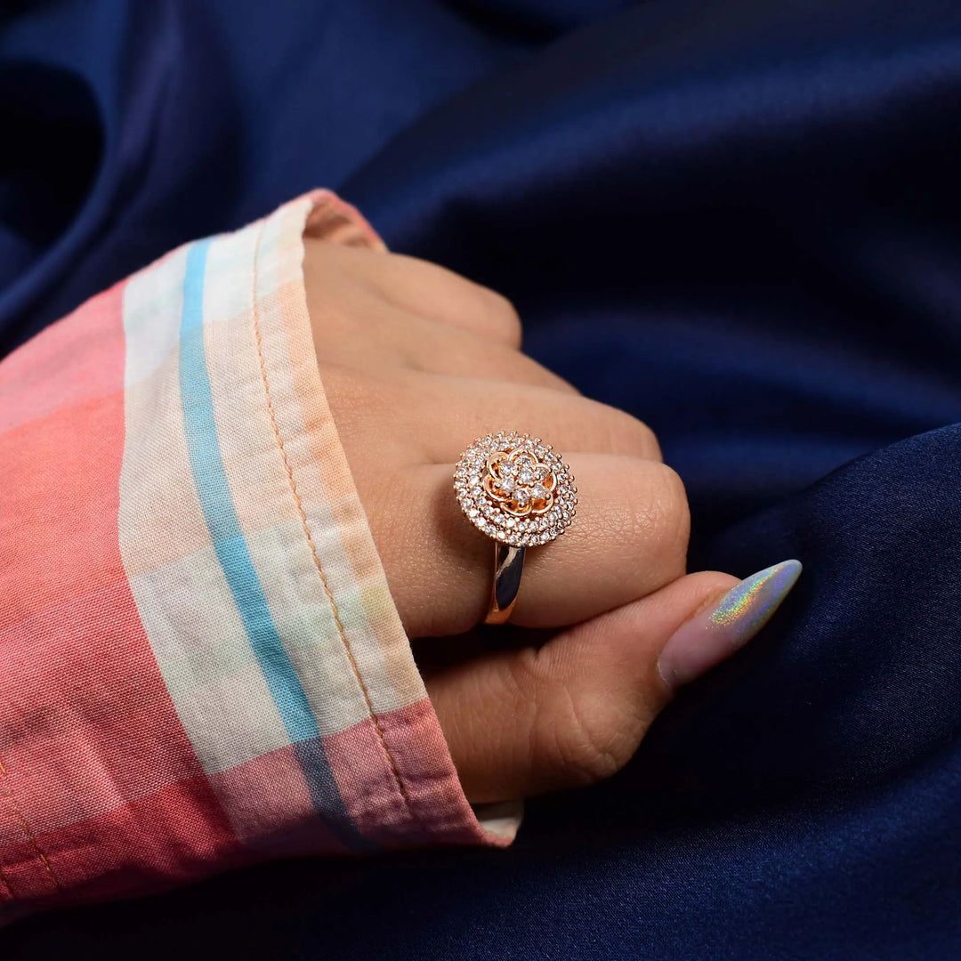 Rose Gold Spinning Ring