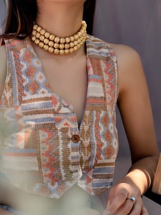 Rhea Choker Necklace-Multicolored