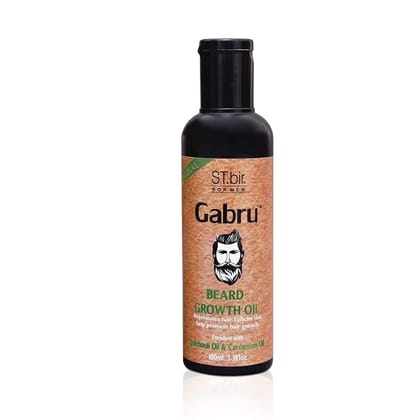 St. Bir Gabru Beard Growth Oil Patchouli & Cardamom Oil 50ml (Pack of 2)
